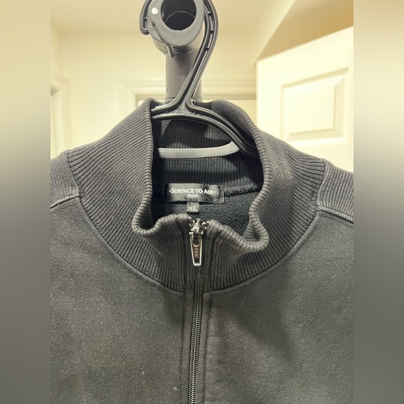 Surface 2 Air Zip Up Sweater Black S2A Surface To Air - Picture 6 of 12